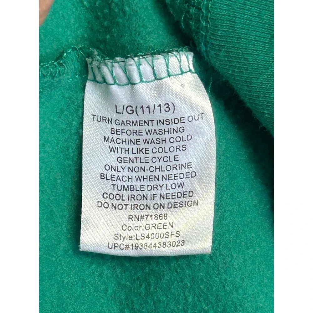 Star Wars Grogu Baby Yoda Green Hoodie Youth Large 11/13 Mandalorian